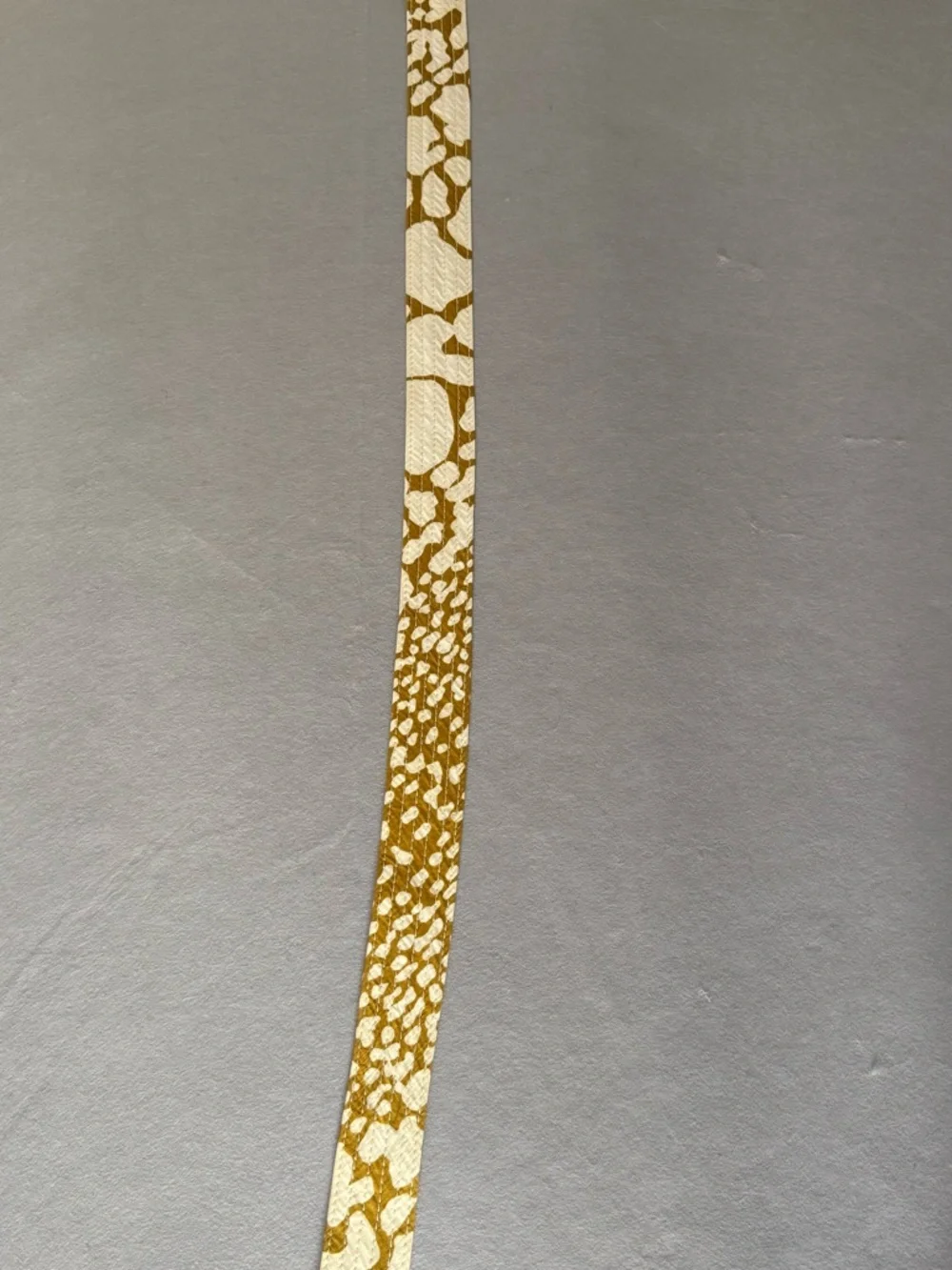 J. Crew Tan and White Quilted Cotton Belt with D Ring Buckle Vintage Boho - Picture 7 of 14